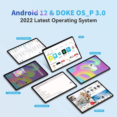 10inch ПК 64GB планшета Ultrabook андроида 12 для учить офиса онлайн