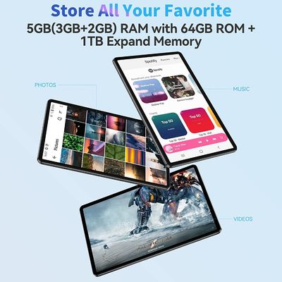 10inch ПК 64GB планшета Ultrabook андроида 12 для учить офиса онлайн
