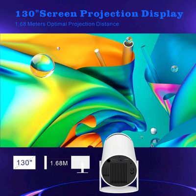Размер проекции 20-200 дюймов 4K HD проектор с аудио источником света LED