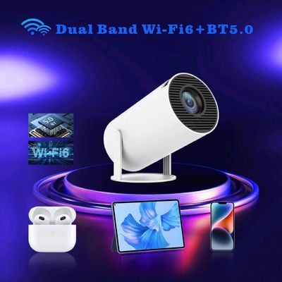 2.69 дюймовый ЖК-ТФТ дисплей 4K HD проектор с четырехъядерным процессором ARM Cortex-A53 и 1G оперативной памяти