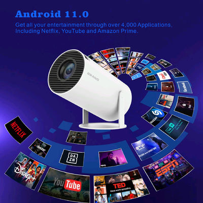 Проектор высокой яркости 4K HD 120 люмен ANSI Vulkan 1.1 GPU AW869A Dual Band WiFi6